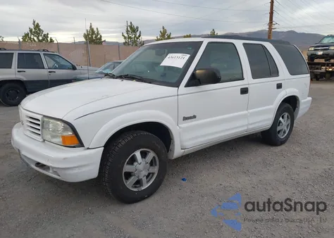 2000 Oldsmobile Bravada из США, поврежденный, VIN 1GHDT13W5Y2219674
